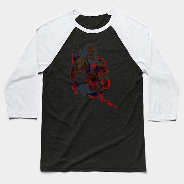 Abstract He-Man Baseball T-Shirt by Chairboy